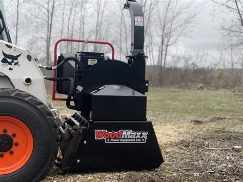 skid steer chipping wood|skid steer mounted wood chippers.